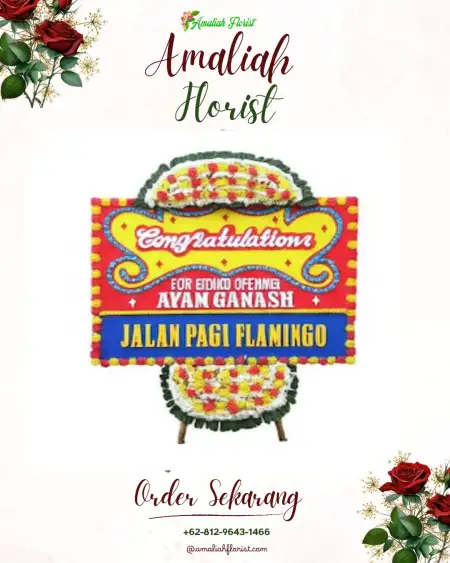 Sewa Papan Bunga Siring Alam